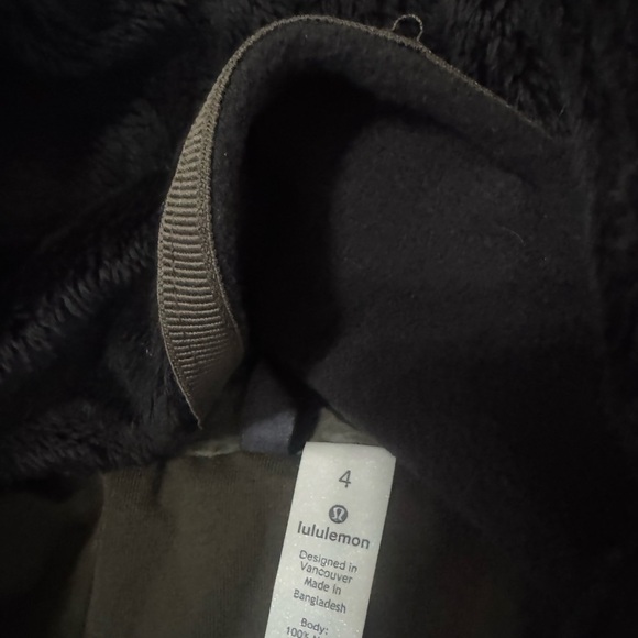 Lululemon Women’s Green Glyde Scuba Hoodie Full Zip Jacket size 4 - Picture 3 of 5